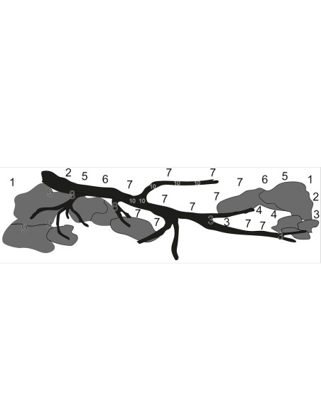 Tropica Lot Intermédiaire - Layout 120 (70L)