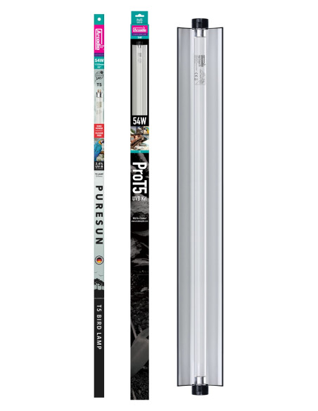 Arcadia Pro T5 Uvb Kit Vogel 2,4% Uv-B 54 Watt