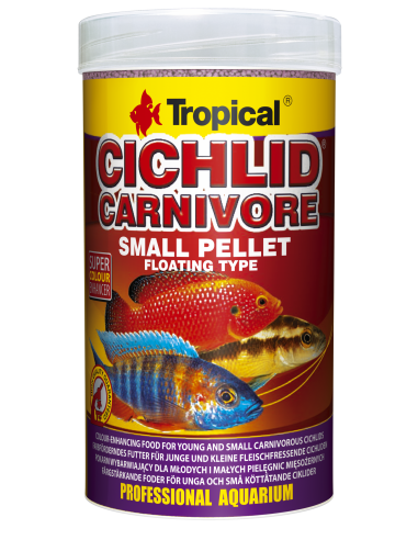 Cichlid Carnivore Small Pellet 250ml TROPICAL - 1