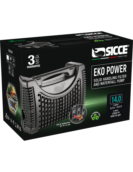 Pompe Eko Power Filter & Waterfall  14.0  12800l/H Sicce