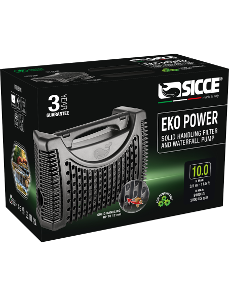 Pompe Eko Power Filter & Waterfall  10.0  9100l/H Sicce