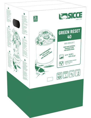 Filtre Green Reset 40l  1x20w Uv-C  Sicce