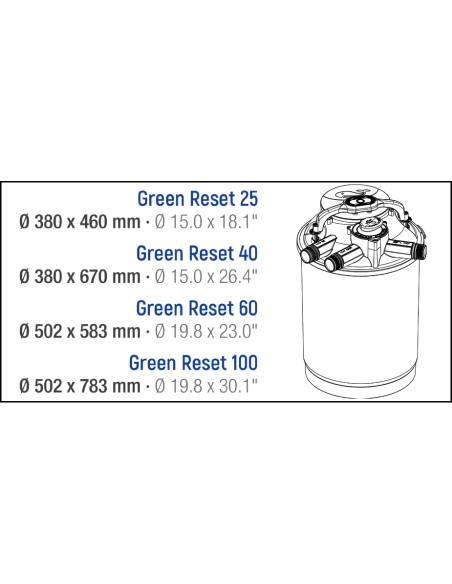 Filtre Green Reset 100l  2x25w Uv-C  Sicce