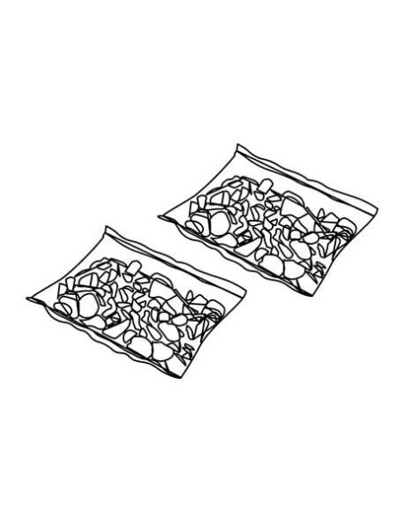 Zeolite (x2 Filets De 250gr) Pr. Filtrapond Uv-C  Sicce
