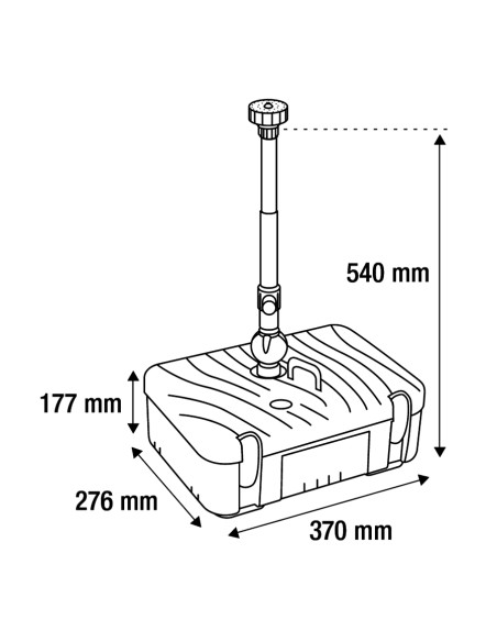 Filtrapond UV-C 13w Filter  3800l/H Sicce