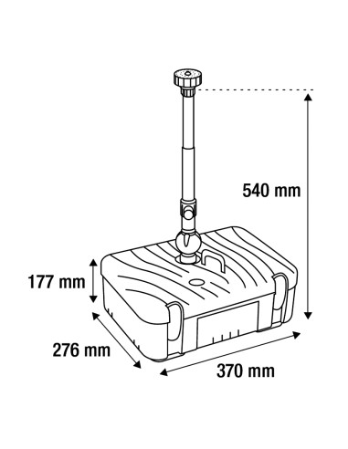 Filtrapond UV-C 9W Filter  2500 l/h Sicce