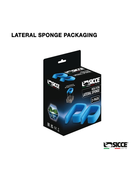 Mousses Bleus  (2pc) Pr. Filtre Mega Filtra Sicce