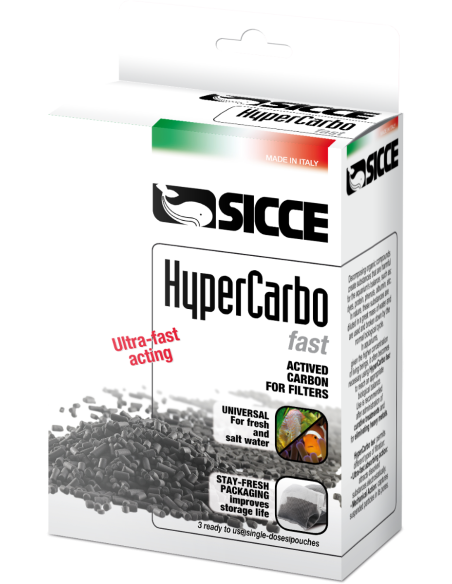 Hypercarbo Fast Charbon Pellet 3x100gr Sicce