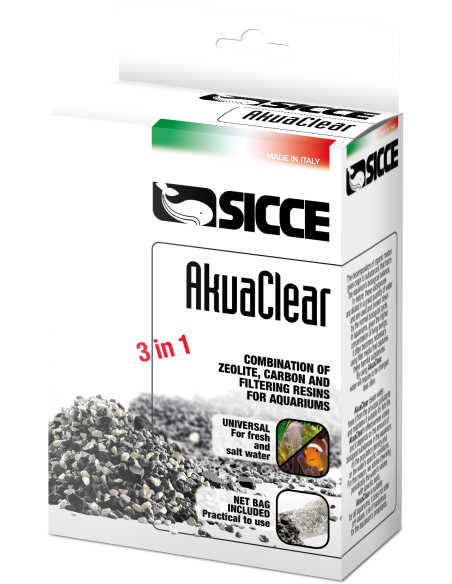 Akuaclear Plus Zeolite Charbon 1l Sicce