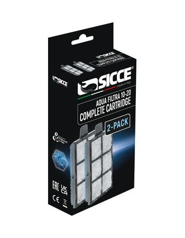 Cartouche Complete Pr- Filtre Aquafiltra 10/20 (2pc)  Sicce