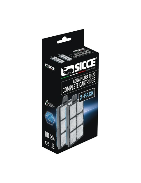 Cartouche Complete Pr- Filtre Aquafiltra 10/20 (2pc)  Sicce