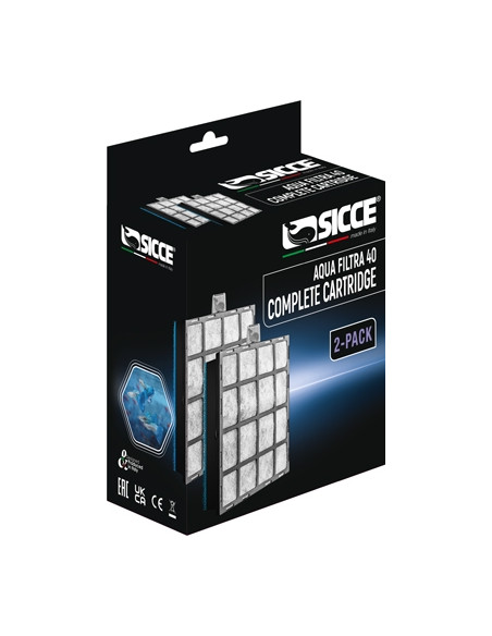 Cartouche Complete Pr- Filtre Aquafiltra 40 (2pc)  Sicce
