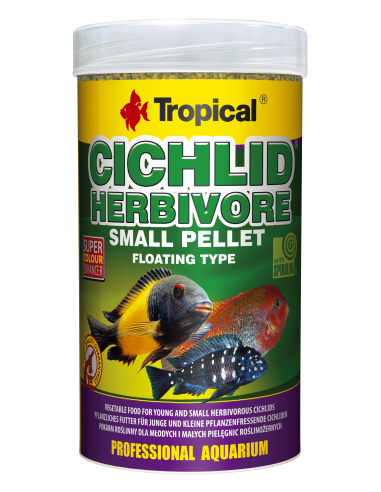 Cichlid Herbivore Small Pellet TROPICAL - 1