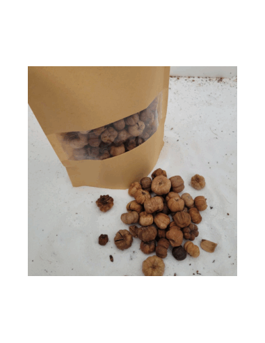 Puthka pods +/-25g in kraft paper packaging
