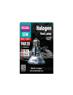 ARCADIA Halogen Basking Spot (E27) 100 Watt - Aquabota.com