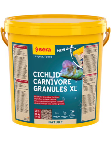 sera Cichlid Carnivore Granules XL 10L (3,6kg)