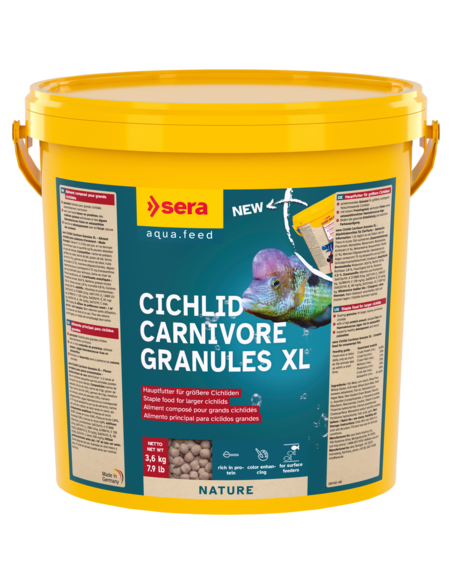 sera Cichlid Carnivore Granules XL 10L (3,6kg)
