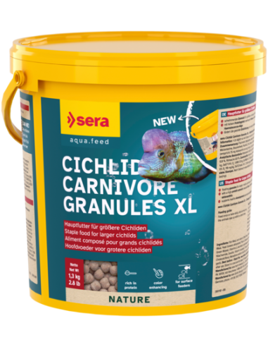 sera Cichlid Carnivore Granules XL 3,8L (1,3kg)
