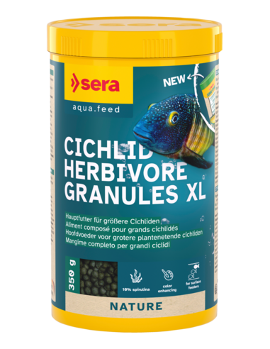 sera Cichlid Herbivore Granules XL 1.000ml (350g)