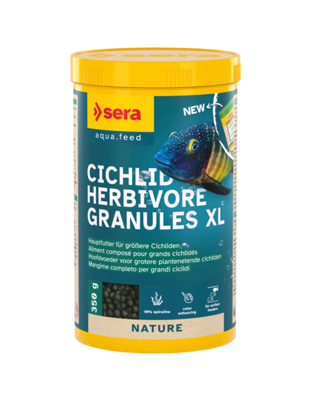 sera Cichlid Herbivore Granules XL 1.000ml (350g)