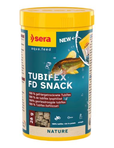 sera Tubifex FD Snack 250ml (28g)