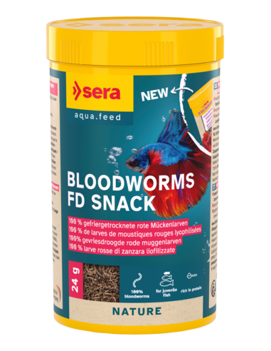 sera Bloodworms FD Snack 250ml (24g)
