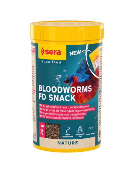 sera Bloodworms FD Snack 250ml (24g)