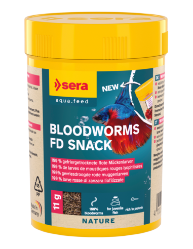 sera Bloodworms FD Snack 100ml (11g)