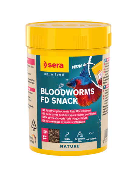 sera Bloodworms FD Snack 100ml (11g)