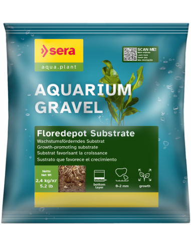 sera Aquarium Gravel Floredepot Substrate 2,2L