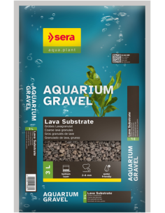 sera Aquarium Gravel Lava Substrate 3L