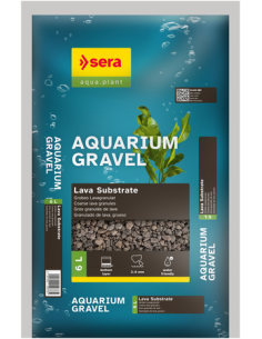 sera Aquarium Gravel Lava Substrate 6L