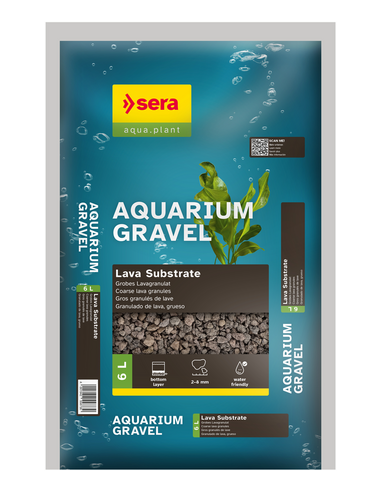 sera Aquarium Gravel Lava Substrate 6L