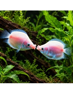 Gourami baiser Pink Balloon (Helostoma temminckii Pink Balloon) 2-2,5cm