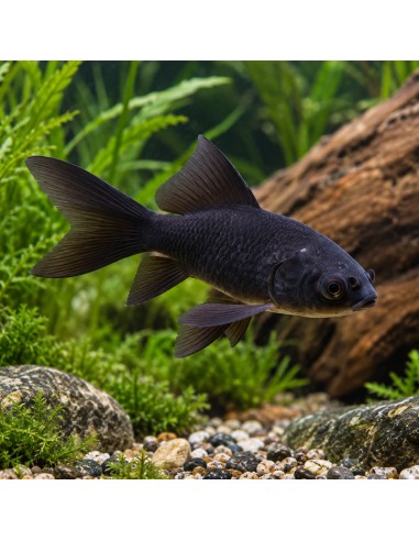 Poisson Noir 9-12 Cm