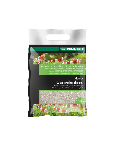 Nano Gravel White Shrimp Sunda 0,5-1,2mm 2Kg Dennerle Dennerle - 1