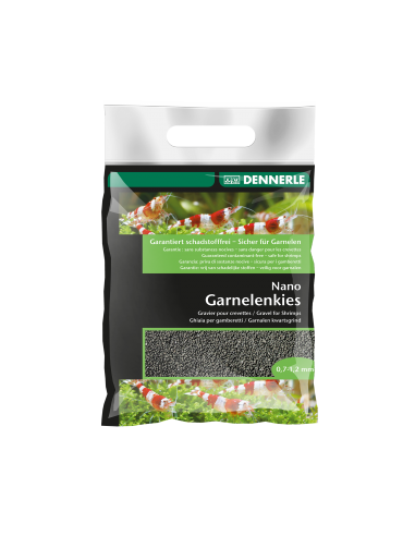 Nano Gravel Black Sulwasi Garnaal 0,5-1,2mm 2Kg Dennerle Dennerle - 1