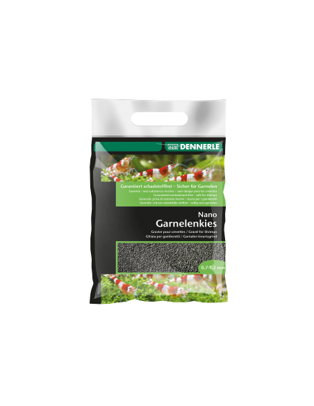 Nano Gravel Black Sulwasi Garnaal 0,5-1,2mm 2Kg Dennerle Dennerle - 1