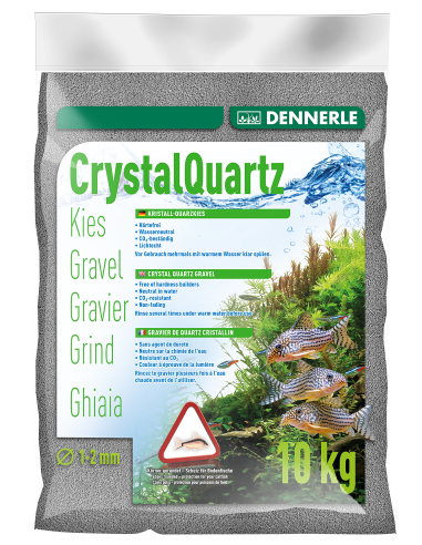 Gravier Quartz Gris Ardoise 1-2mm Dennerle Dennerle - 1