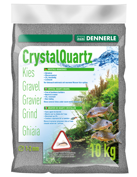 Gravel Quartz Grijze Leisteen 1-2mm Dennerle Dennerle - 1