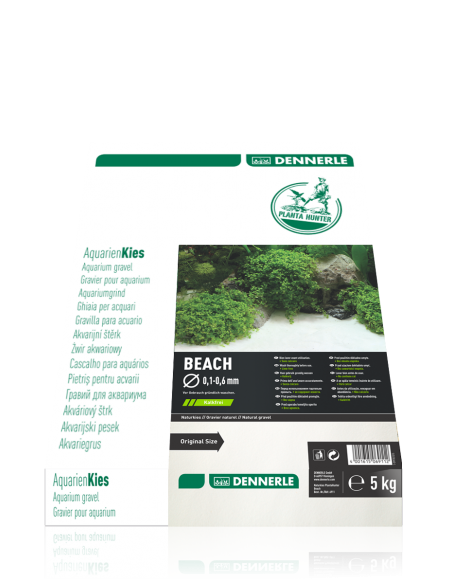 Gravier Naturel Plantahunter Beach 0,1-0,6mm - 5 Kg Dennerle Dennerle - 1