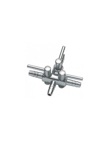 Robinet à air Métal 4-6mm 3 Sorties Blister 1pc  Hobby HOBBY - 1