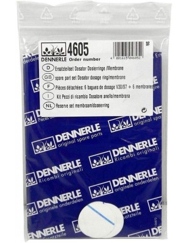 Piéces Dét 6 Bagues de dosage V30-S7+ 6 Membranes Dennerle Dennerle - 1