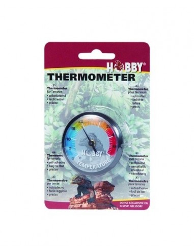 Thermomètre Terrarium adhésif HOBBY - 1