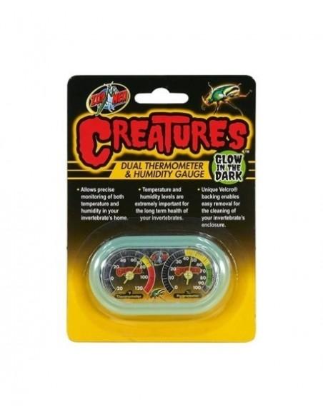 Creatures Dual Gauge Thermometer & Hygrometer Zoomed ZOOMED - 1