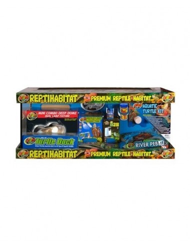 Reptihabitat Kit tortues aquatiques 76x30x30cm Zoomed ZOOMED - 1