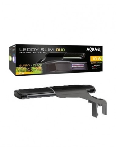 LEDDY SLIM DUO BLACK 10w SUNNY & PLANT 2.0 AQUAEL - 1