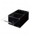 Acryl Terrarium Zwart 30x20x15cm Reptizoo Reptizoo - 1
