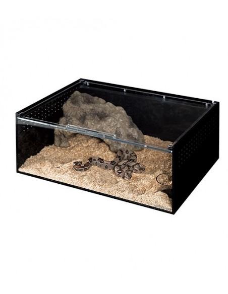 Acryl Terrarium Zwart 40x30x15cm Reptizoo Reptizoo - 2