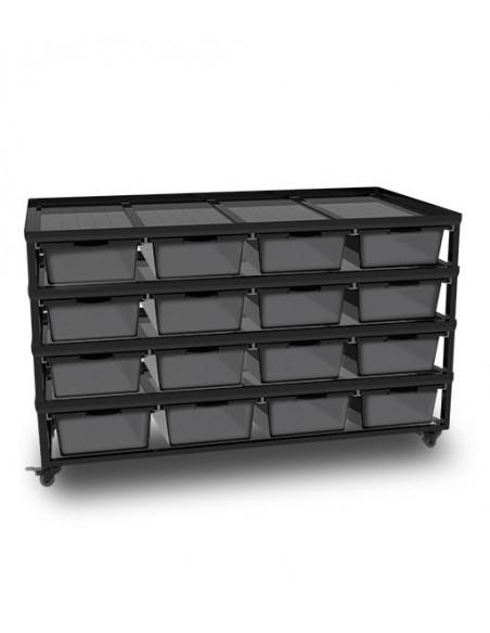 Casiers par 4 avec Roulettes 1209x459x233mm Reptizoo Reptizoo - 1